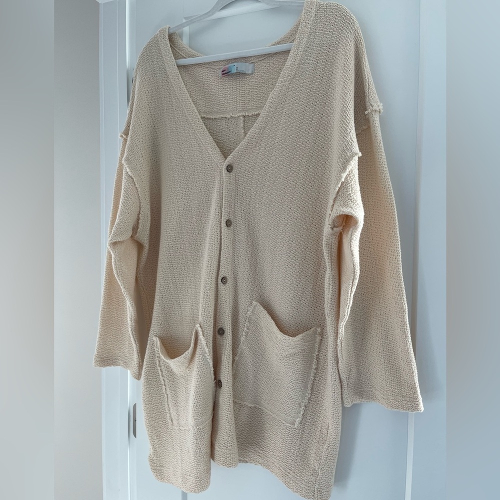 NWOT Free People Beach Cardigan